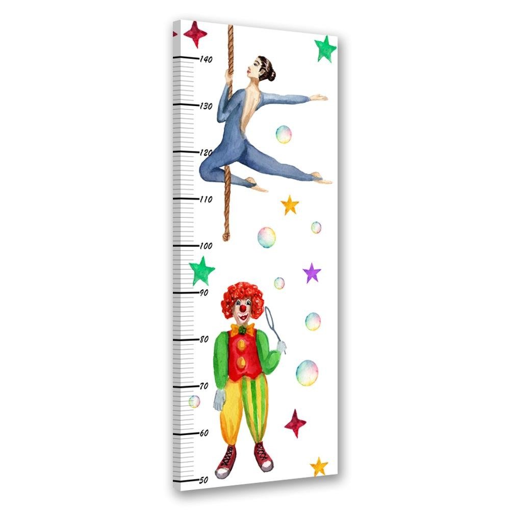 Frame met meter om de lengte van kinderen te meten 40 cm in mdf met tekening van een danseres