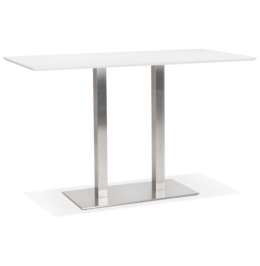 Mambo Bar Hoge Design Tafel | Wit MDF | 180x90x100 cm