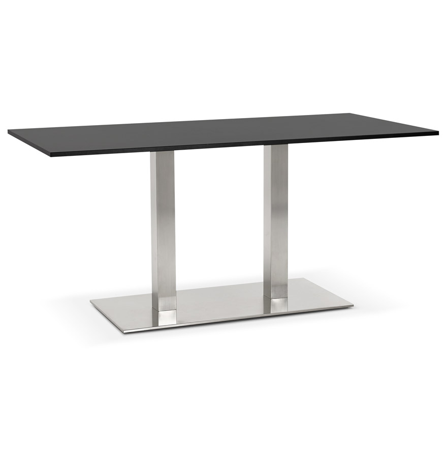 'DENVER' zwart design tafel / bureau - 160x80 cm