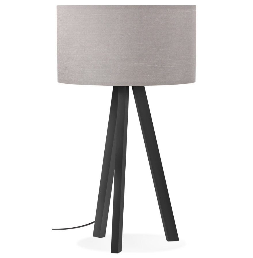 Alterego tafellamp SPRING MINI frame kleur zwart kleur grijs