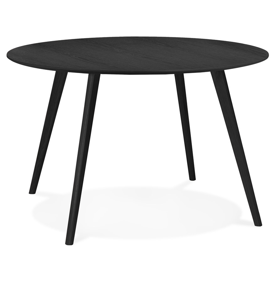 AMY Ronde Keukentafel | Zwarte Eikenfineer MDF | Ø 120 cm