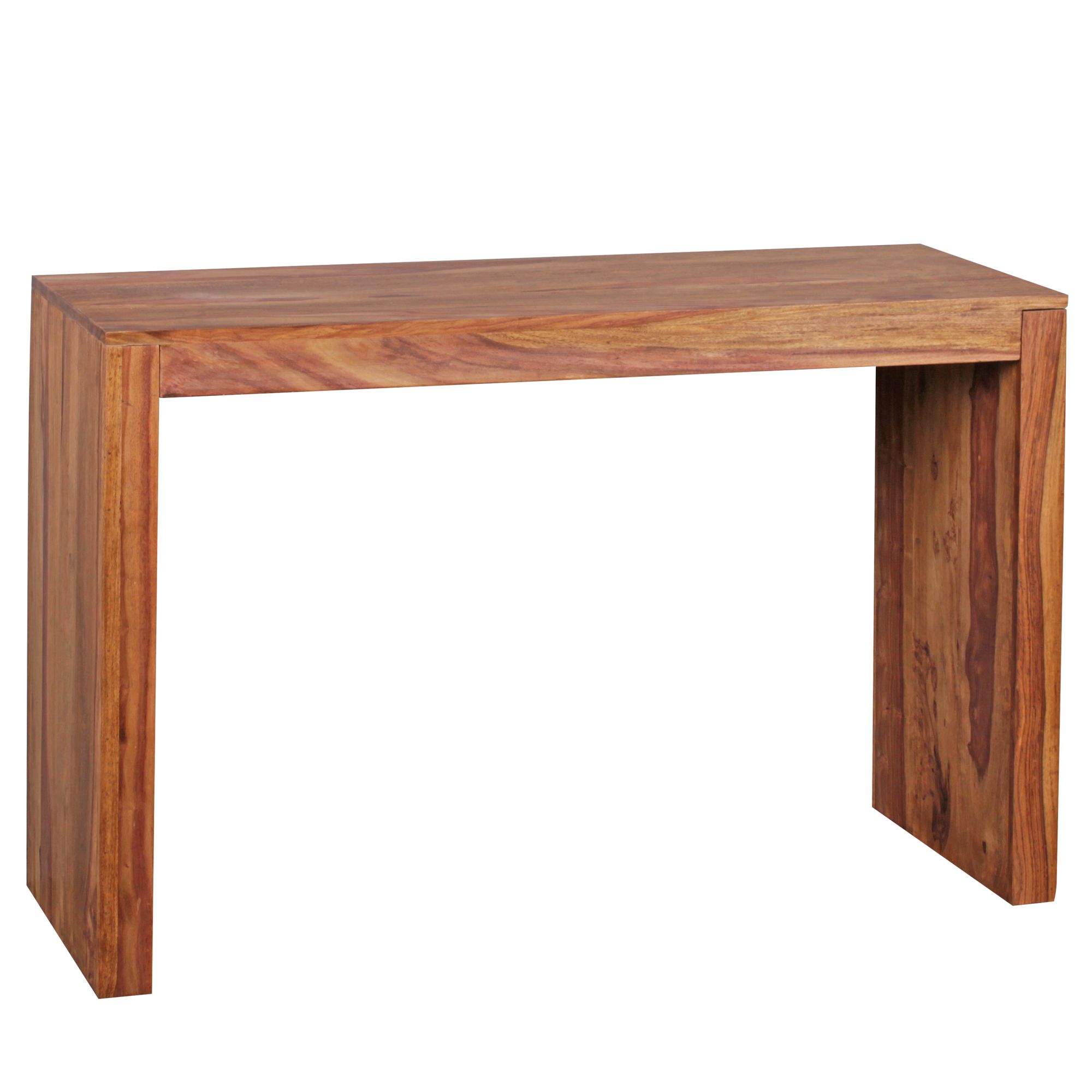 Console tafel massief hout sheesham console bureau 115 x 40 cm cottage stijl werktafel natuurlijk hout modern