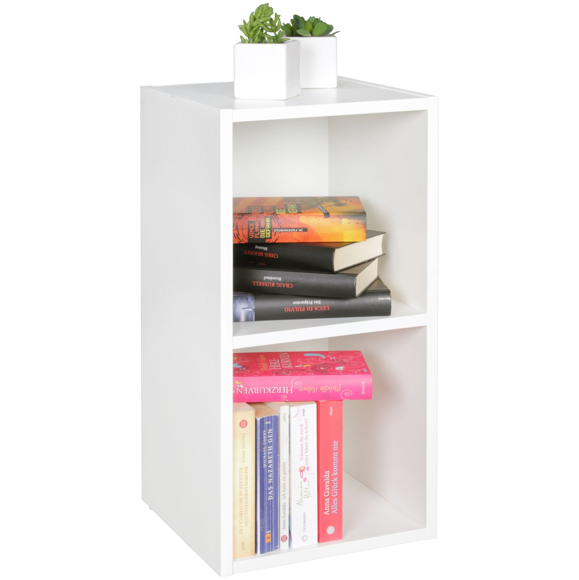 Houten Standaardplank Wit 30x60x30 cm | 2 Planken | Modern Design