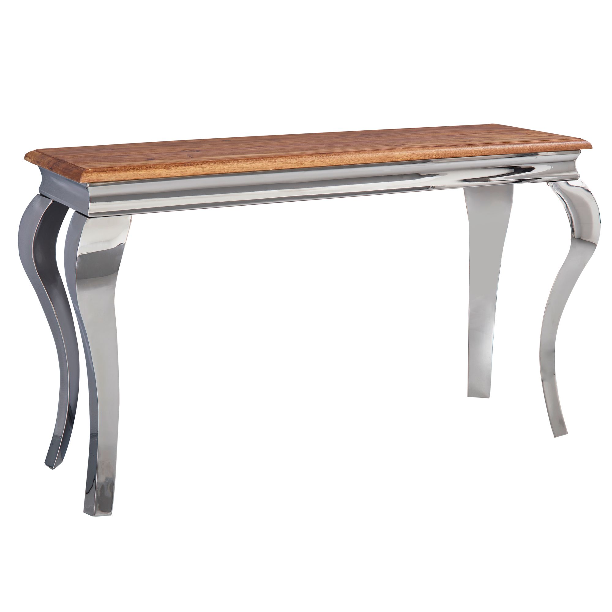 Console  sheesham massief hout / metaal 130x76,5x42 cm haltafel