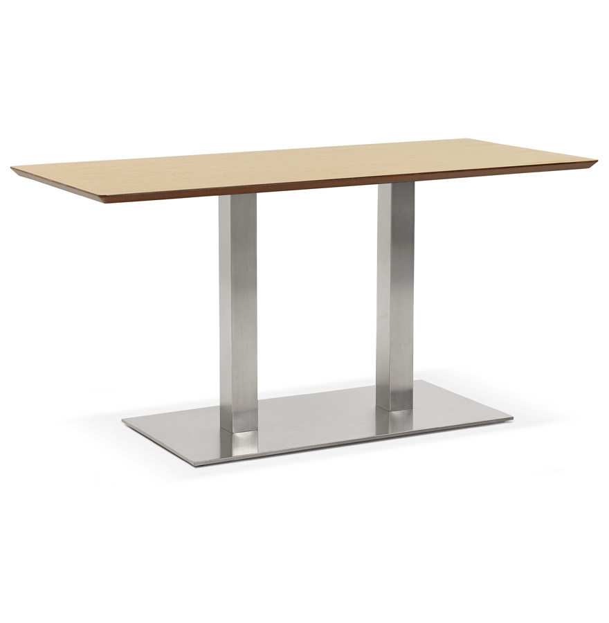'MAMBO' design tafel / bureau in naturel afgewerkt hout - 150x70 cm