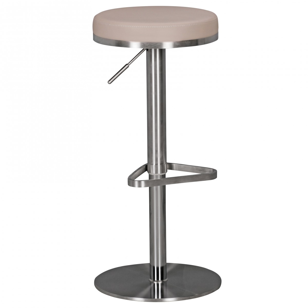 Barkruk Duif | RVS, Verstelbare Hoogte 57-82 cm | 360° Draaibare Barkruk