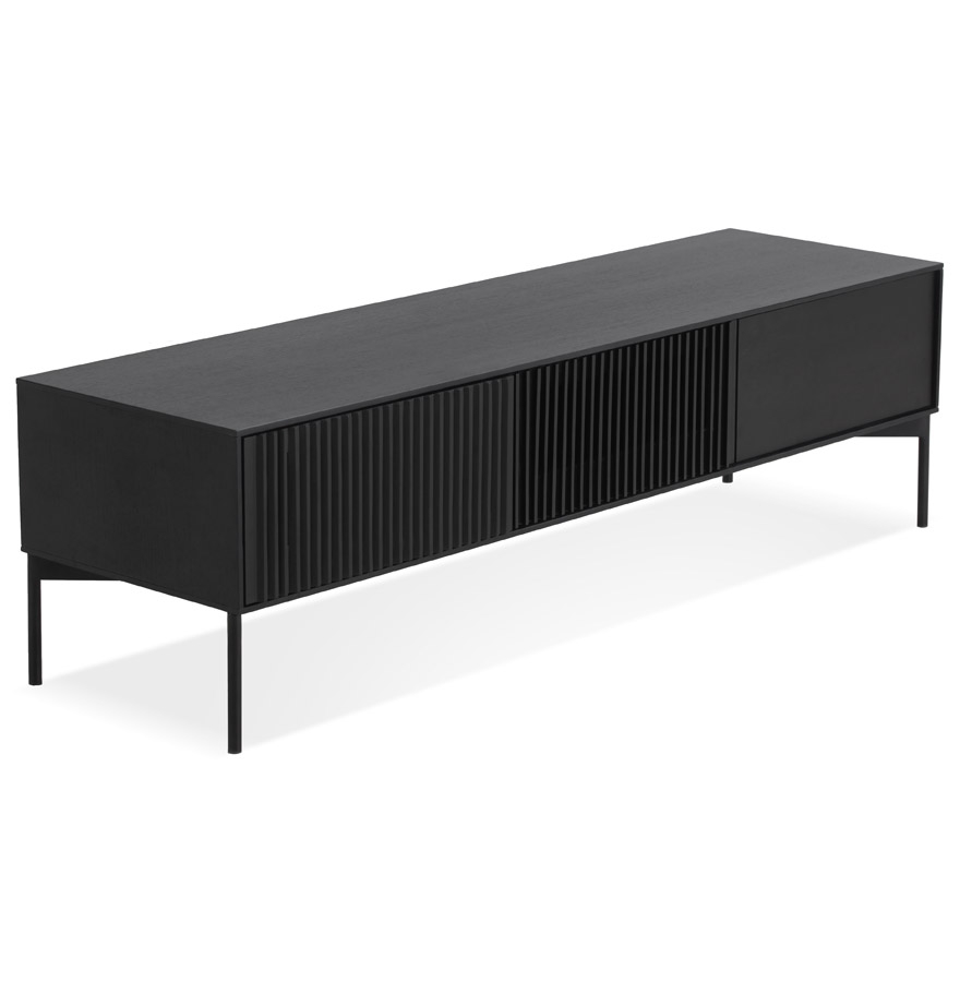 'FILM' design tv kast in zwart hout