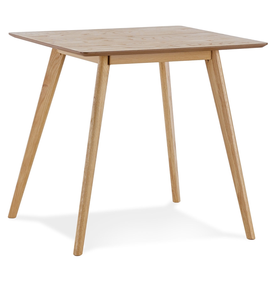 'GENIUS' kleine eettafel naturel afwerking - 80x80 cm