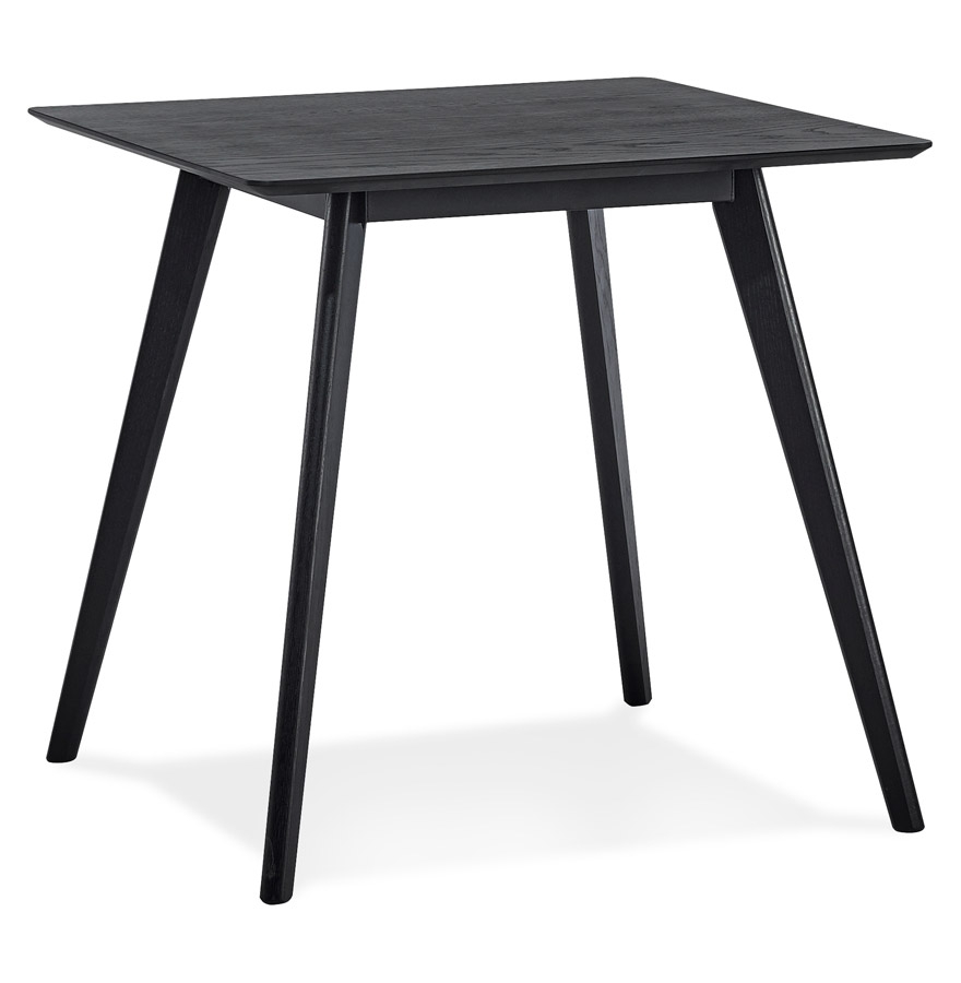 'GENIUS' kleine eettafel afwerking zwart - 80x80 cm