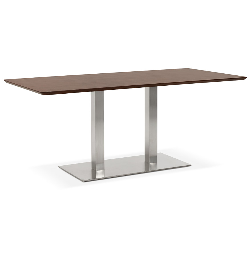 'MAMBO' houten design tafel / bureau met walnoot afwerking - 180x90 cm