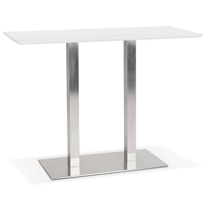 MAMBO BAR Design Hoge Tafel | Wit MDF | 150x70x100 cm