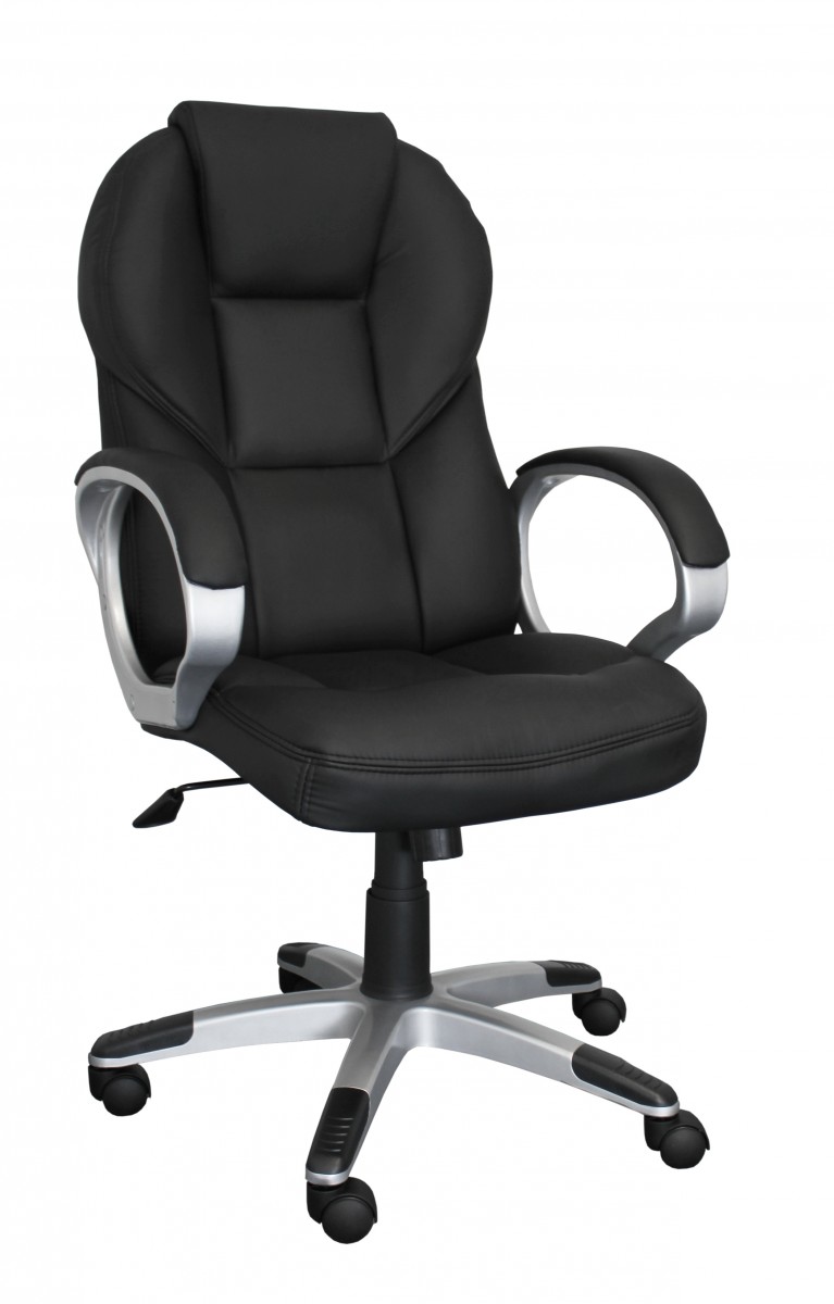 Bureaustoel matera  kunstleer zwart bureaustoel design  stoel  stoel met x-xl bekleding