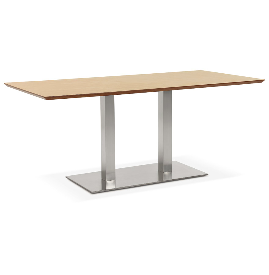 'MAMBO' design tafel / bureau in naturel hout afwerking - 180x90 cm