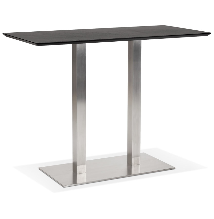 MAMBO BAR Designer Hoge Tafel | MDF Vuur Es Zwart | Zwart | 150x70x100 cm